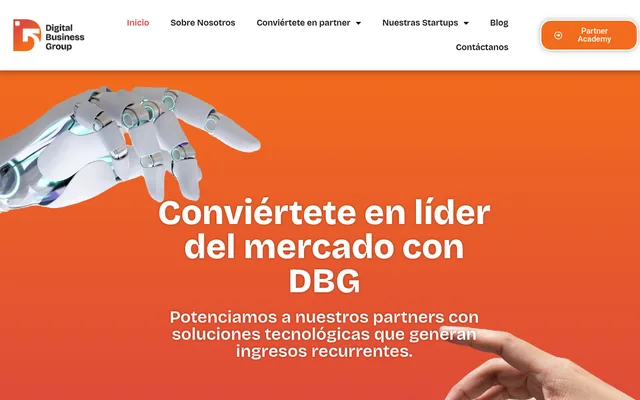 Screenshot of the Digital Business Group