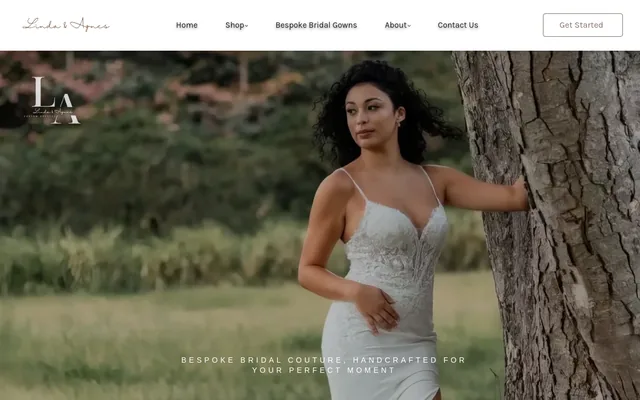 Screenshot of the Dresses by Linda and Agnes