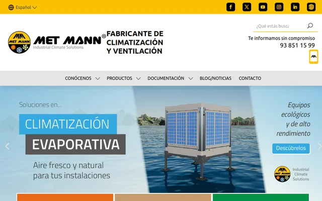Screenshot of the MET MANN